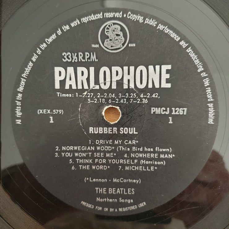 The Beatles – Rubber Soul - Vinyl LP Record  (VG-)