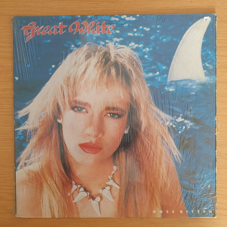 Great White – Once Bitten - Vinyl LP Record (VG)