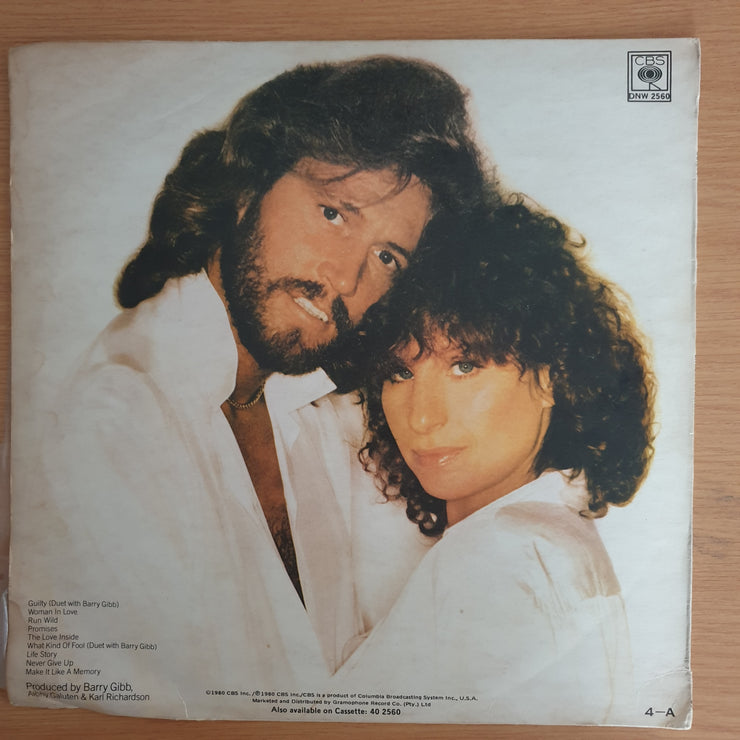 Barbra Streisand – Guilty (Rhodesia) - Vinyl LP Record (VG+)