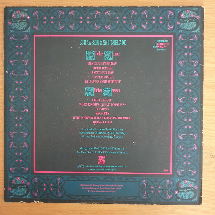 Strawberry Switchblade – Strawberry Switchblade - Vinyl LP Record (VG+)