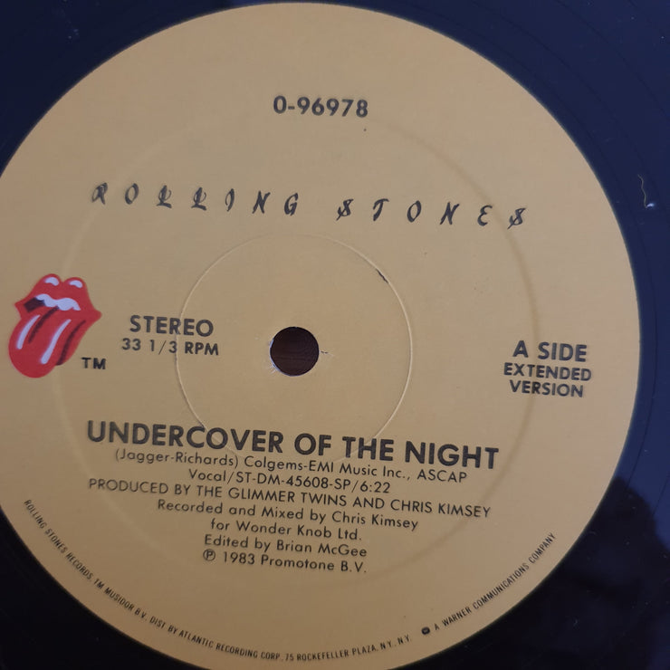 Rolling Stones – Undercover Of The Night (Extended Version) - Vinyl LP Record (VG+)