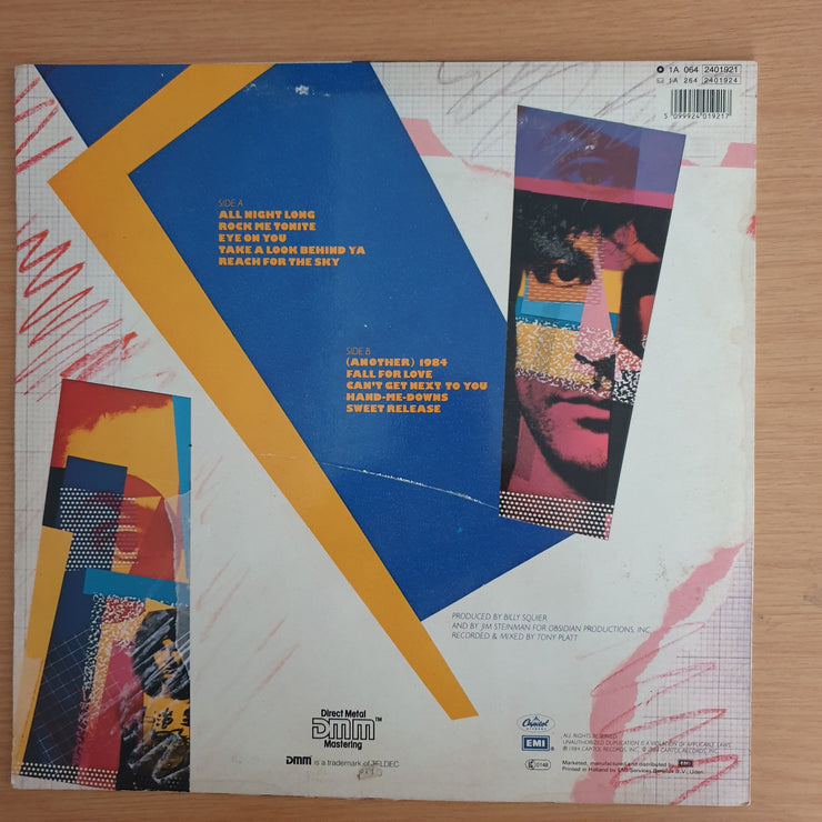 Billy Squier – Signs Of Life - Vinyl LP Record (VG+)