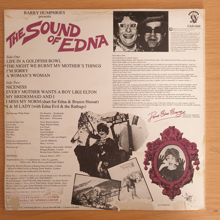 The Sound of Edna - Vinyl LP Record (VG+)