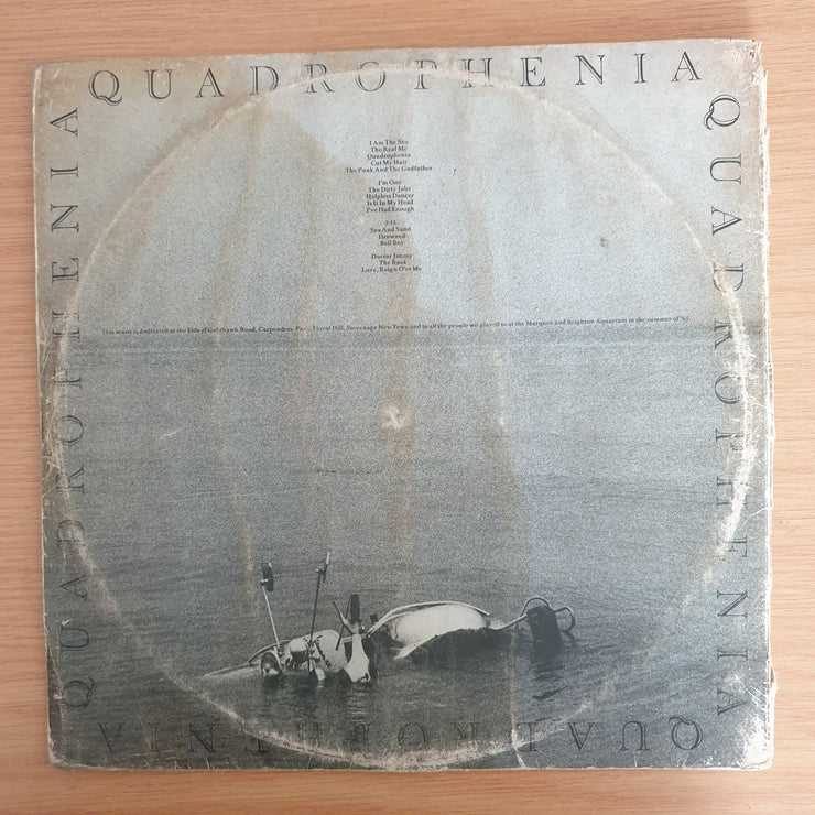 The Who – Quadrophenia (UK)  – Double Vinyl LP Record  (G)
