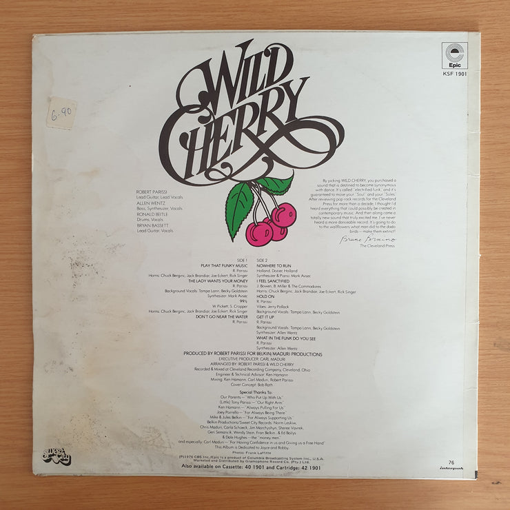 Wild Cherry - Play That Funky Music - Vinyl LP Record  (VG-)