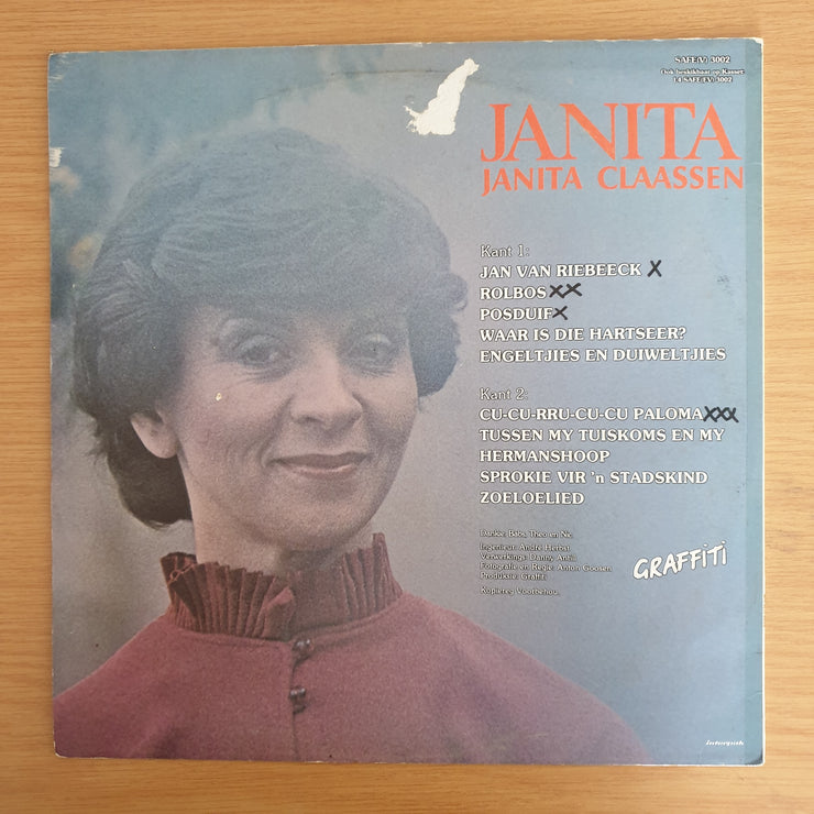 Janita Claasen - Janita - Vinyl LP Record - Very-Good+ Quality (VG+)