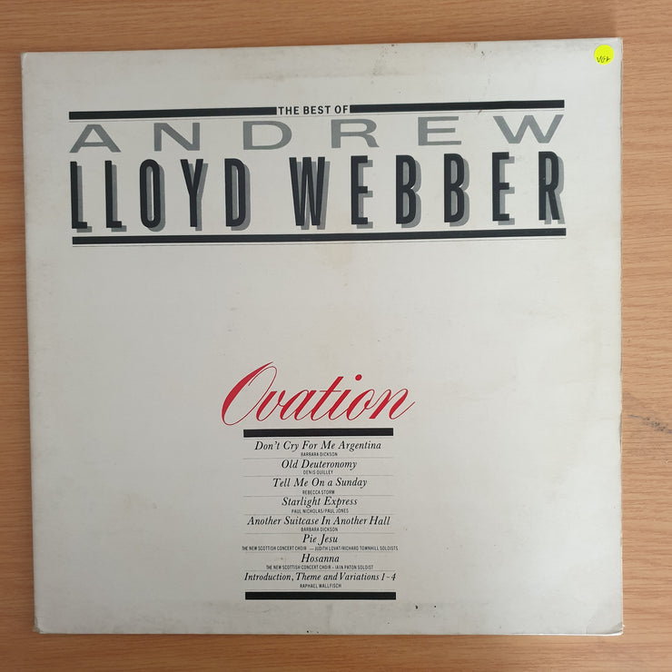 Andrew Lloyd Webber – Ovation - The Best Of Andrew Lloyd Webber - Vinyl LP Record (VG+)