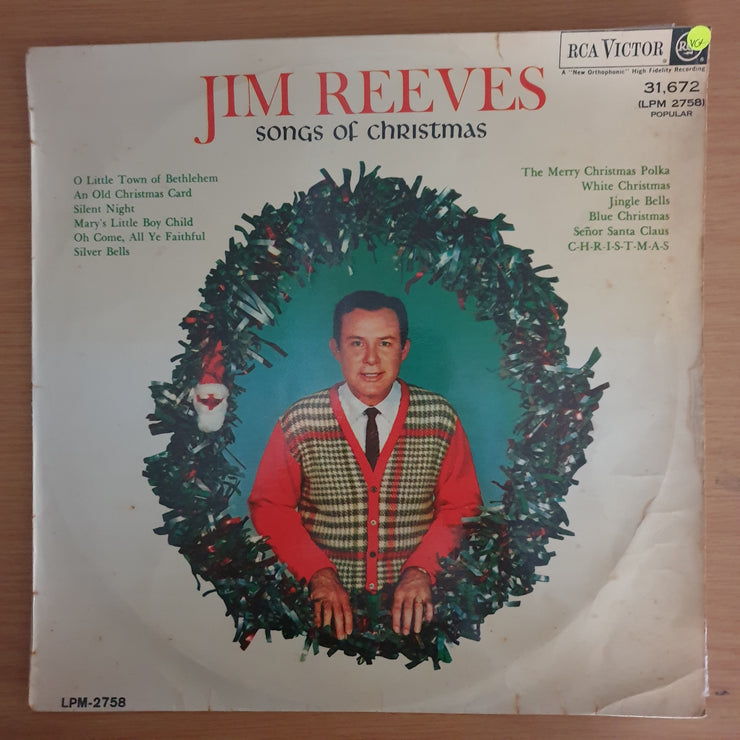 Jim Reeves – Songs Of Christmas - Vinyl LP Record (VG+)