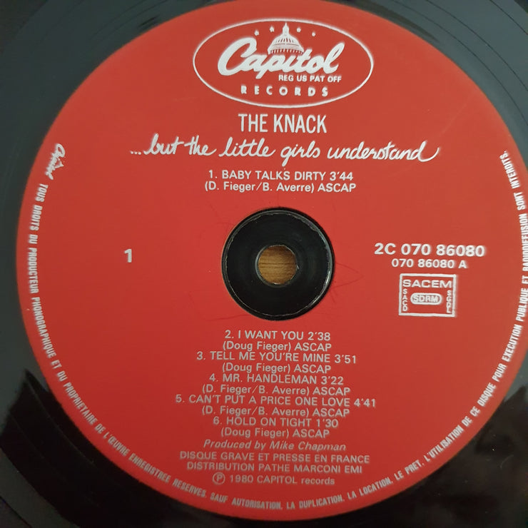 The Knack – ...But The Little Girls Understand  (with original inner) - Vinyl LP Record (VG)