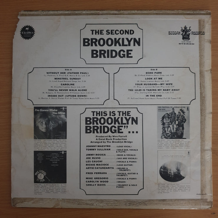 The Brooklyn Bridge – The Second Brooklyn Bridge - Vinyl LP Record (VG+)