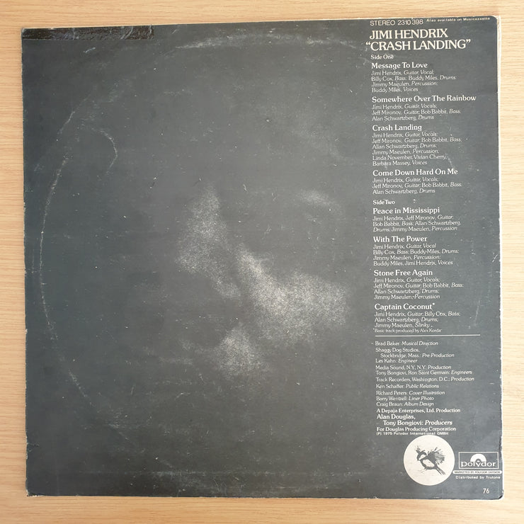 Jimi Hendrix – Crash Landing - Vinyl LP Record (VG+)