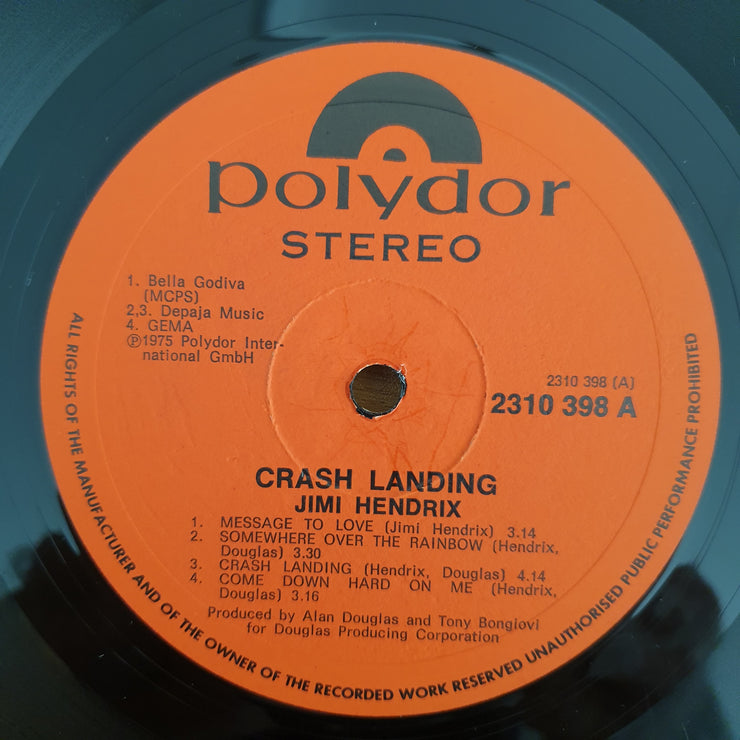 Jimi Hendrix – Crash Landing - Vinyl LP Record (VG+)