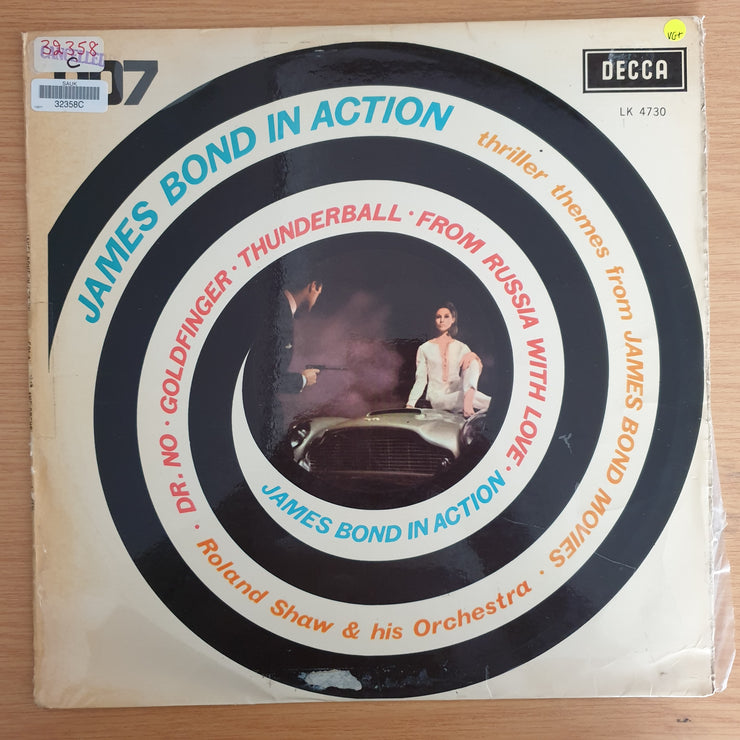 Roland Shaw & His Orchestra – James Bond In Action  - Vinyl LP Record (VG+)