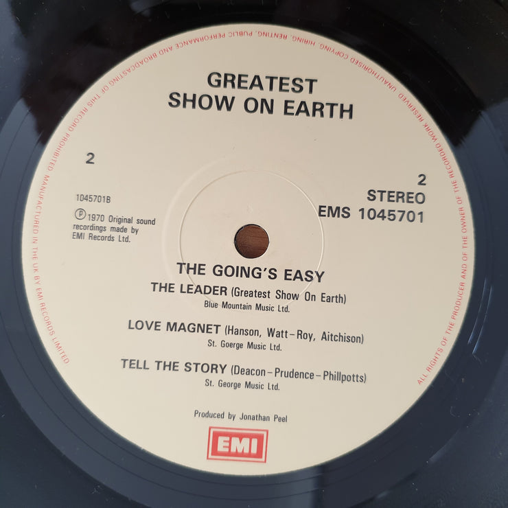 The Greatest Show On Earth – The Going's Easy (UK)  - Vinyl LP Record (VG+)