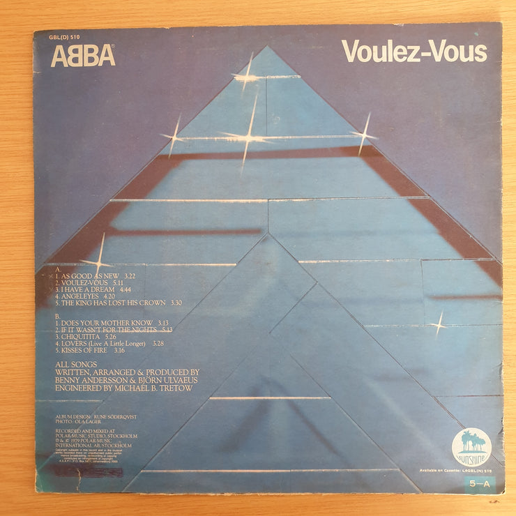 Abba - Voulez-Vouz (Rhodesia/Zimbabwe) - Vinyl LP Record - Very-Good Quality (VG)