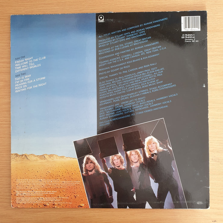 Vandenberg – Heading For A Storm - Vinyl LP Record (VG+)