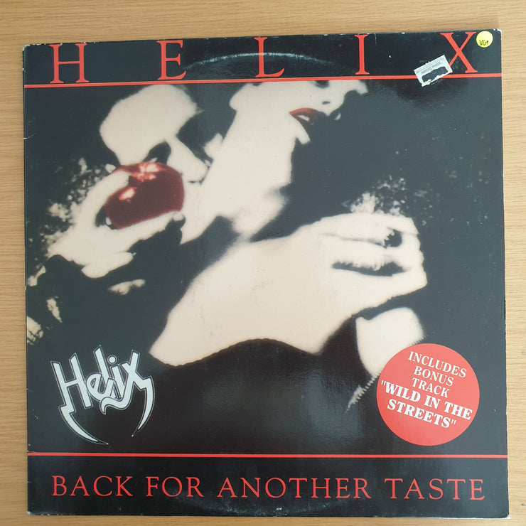 Helix – Back For Another Taste  – Vinyl LP Record (VG+)