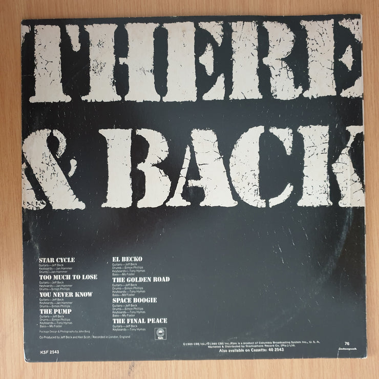 Jeff Beck – There & Back – Vinyl LP Record (VG+)