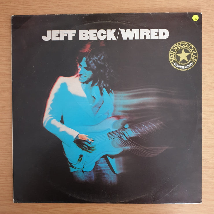Jeff Beck ‎– Wired (Star) -  Vinyl LP Record - Very-Good+ Quality (VG+)