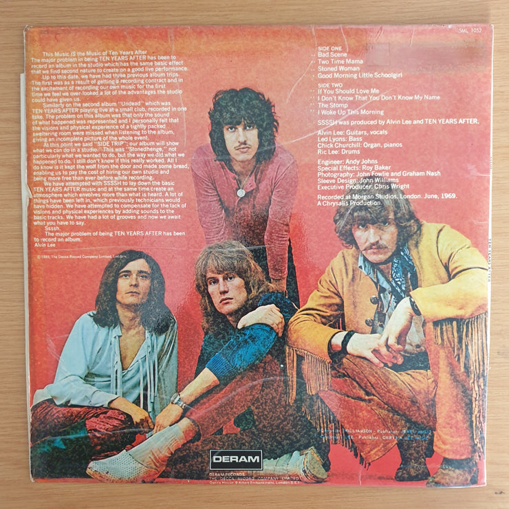 Ten Years After – Ssssh. - Vinyl LP Record (VG)