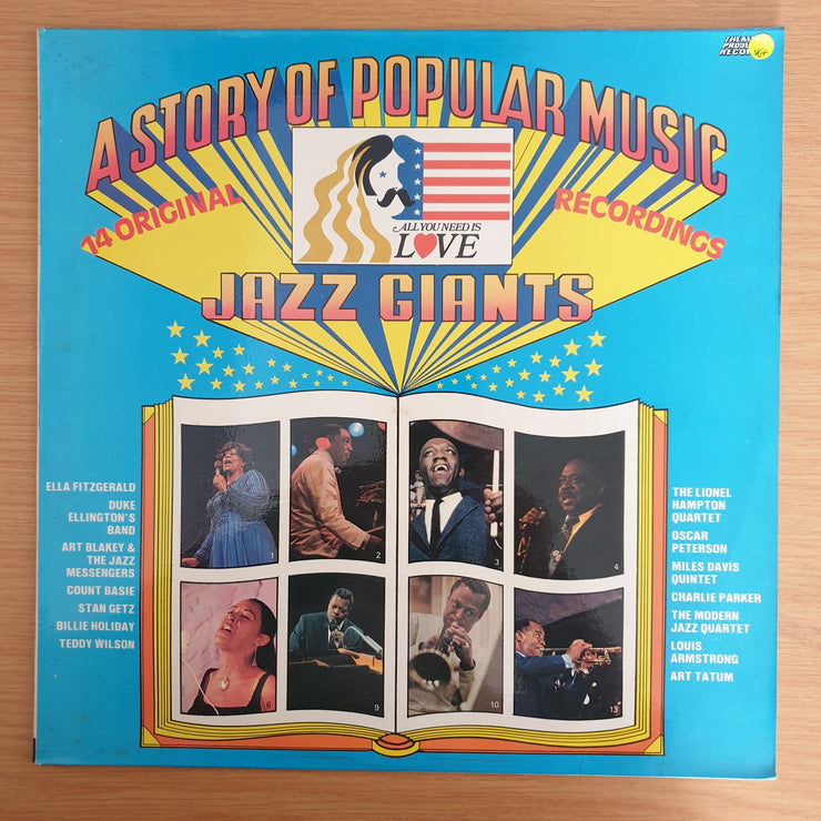 Jazz Giants - A Story of Popular Music - 15 Original Recordings - Vinyl LP Record (VG+)