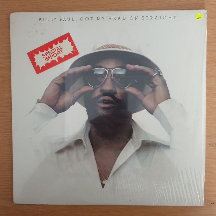 Billy Paul – Got My Head On Straight -  Vinyl LP Record (VG+)
