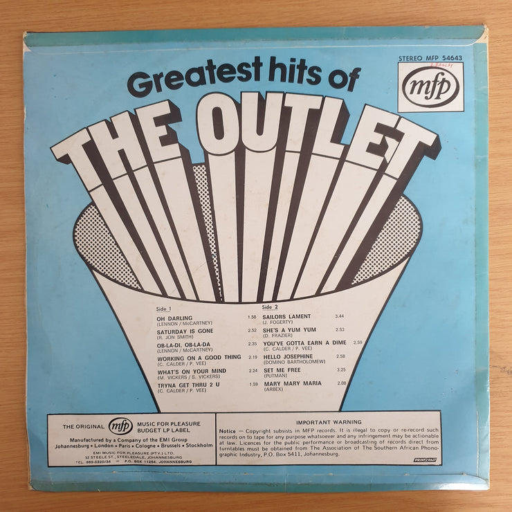 The Outlet – Greatest Hits Of The Outlet - Vinyl LP Record (VG)