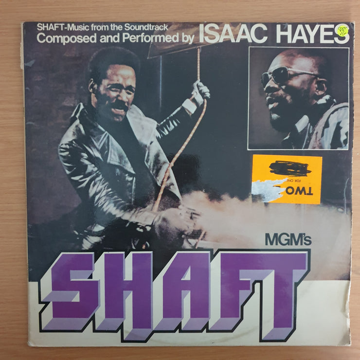 Shaft - Music from the Soundtrack - Isaac Hayes  – Double Vinyl LP Record - Very-Good+ Quality (VG+)