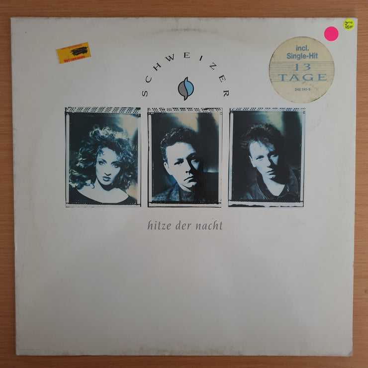 Schweizer – Hitze Der Nacht with Original Lyrics Sheet - Vinyl LP Record (VG+)