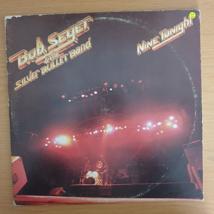 Bob Seger & The Silver Bullet Band – Nine Tonight - Double Vinyl LP Record (VG+)