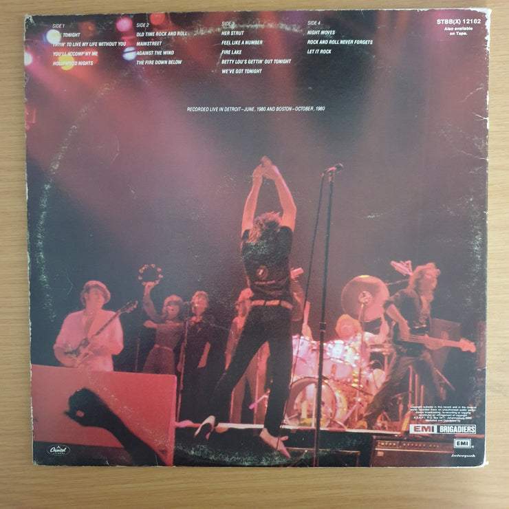 Bob Seger & The Silver Bullet Band – Nine Tonight - Double Vinyl LP Record (VG+)