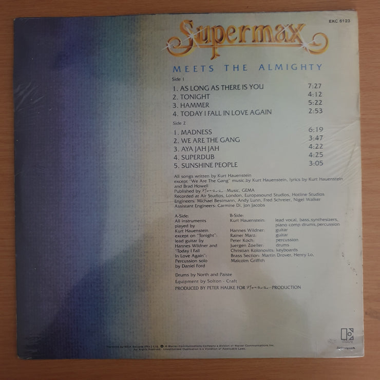 Supermax – Supermax Meets The Almighty -  Vinyl LP Record - Sealed
