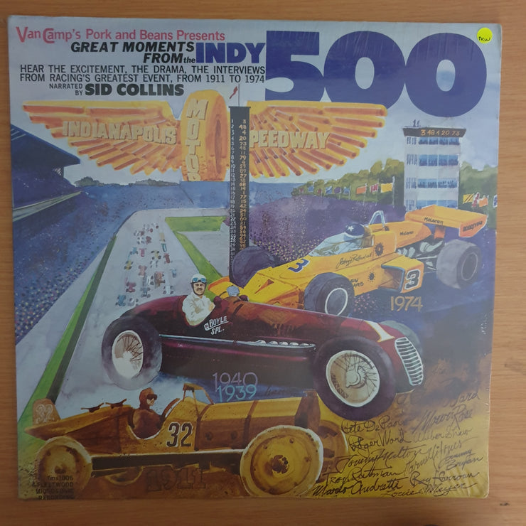 Indy 500 - Van Camp's Pork And Beans Presents Great Moments From The Indy 500 -  Vinyl LP Record - Sealed