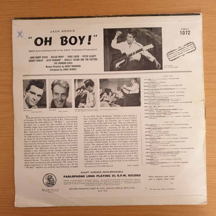 Jack Good's "Oh Boy!" – Vinyl LP Record (VG+)