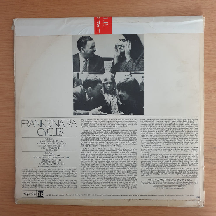 Frank Sinatra ‎– Cycles - Vinyl LP Record - Very-Good+ Quality (VG+)