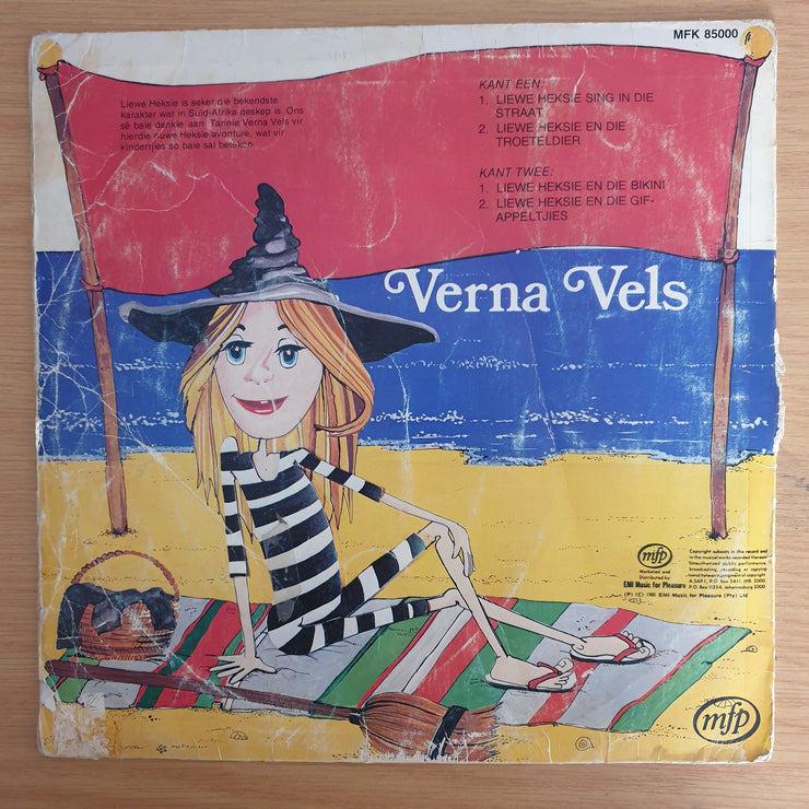 Liewe Heksie - Verna Vels - Mej Seesand  ‎– Vinyl LP Record  (Fair) nbb