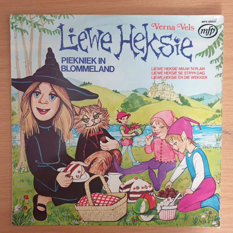 Liewe Heksie - Verna Vels - Piekniek in Blommeland - Vinyl LP Record (VG)