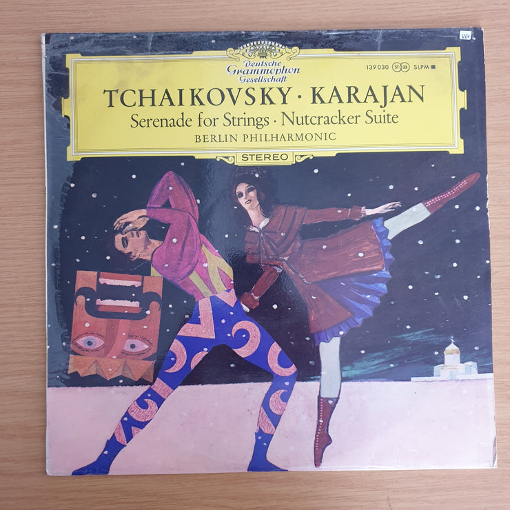 Tchaikovsky - Karajan, Berlin Philharmonic ‎– Serenade For Strings - Nutcracker Suite - Vinyl LP Record  (VG+)