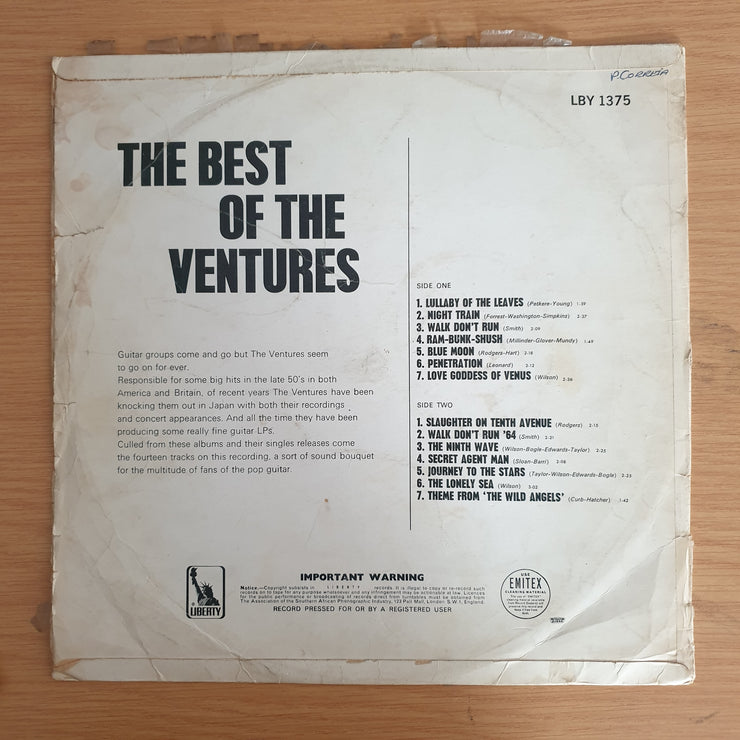 The Ventures – The Best Of The Ventures  - Vinyl LP Record  (VG-)