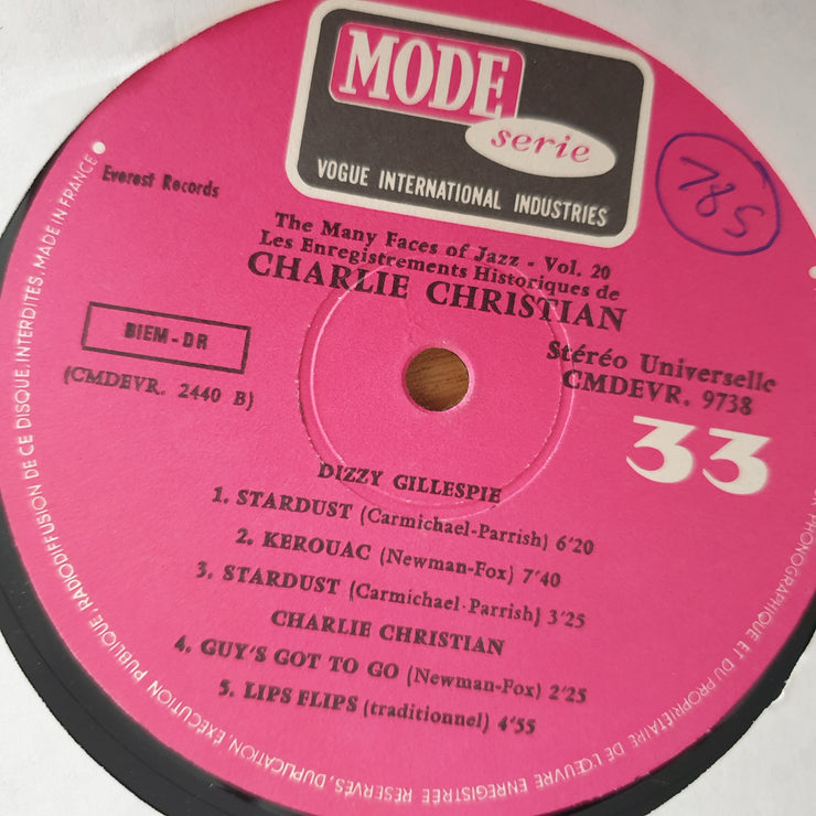 Charlie Christian – Les Enregistrements Historiques De Charlie Christian - Vinyl LP Record  (VG+)