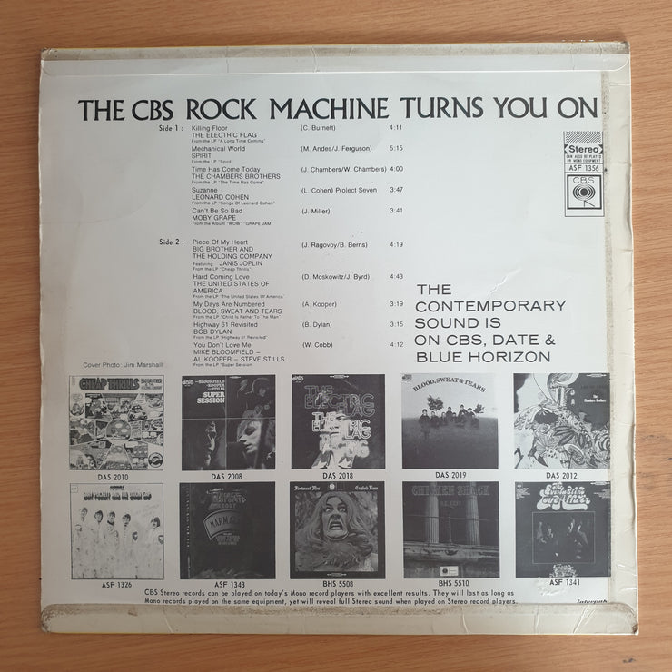 The CBS Rock Machine Turns You On -  Vinyl LP Record  (VG+)