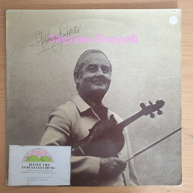 Stephane Grappelli – Grappelli Plays Grappelli (France) - Vinyl LP Record  (VG+)