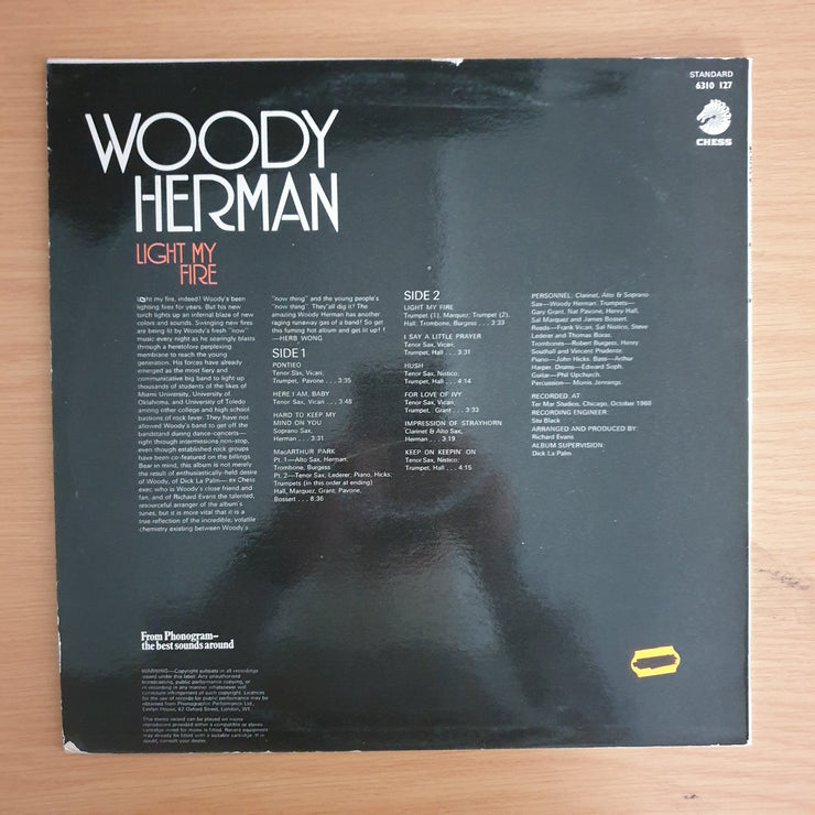 Woody Herman – Light My Fire (UK) - Vinyl LP Record  (VG+)