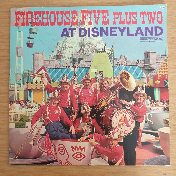 Firehouse Five Plus Two – At Disneyland - Vinyl LP Record  (VG+)