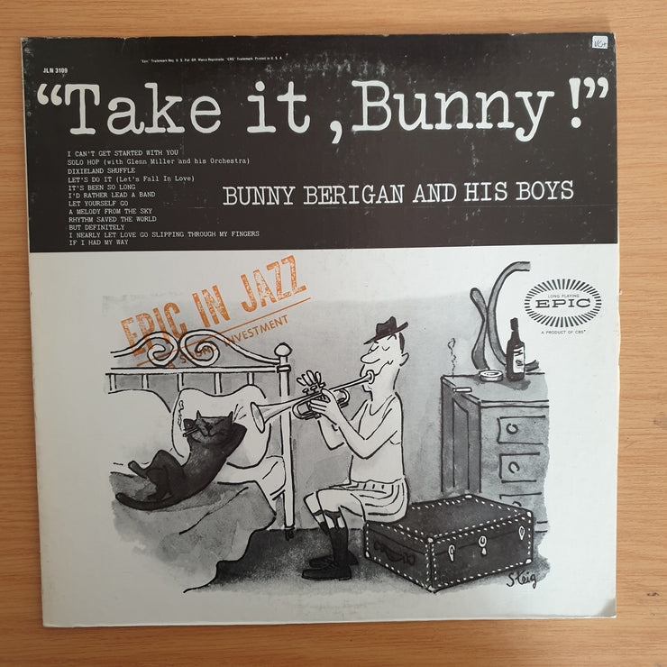 Bunny Berigan And His Boys – Take It Bunny - Vinyl LP Record  (VG+)