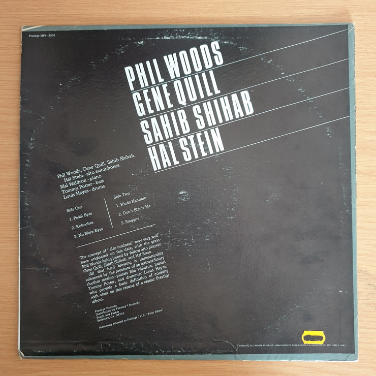 Four Altos - Phil Woods / Gene Quill / Sahib Shihab / Hal Stein –  Vinyl LP Record  (VG+)