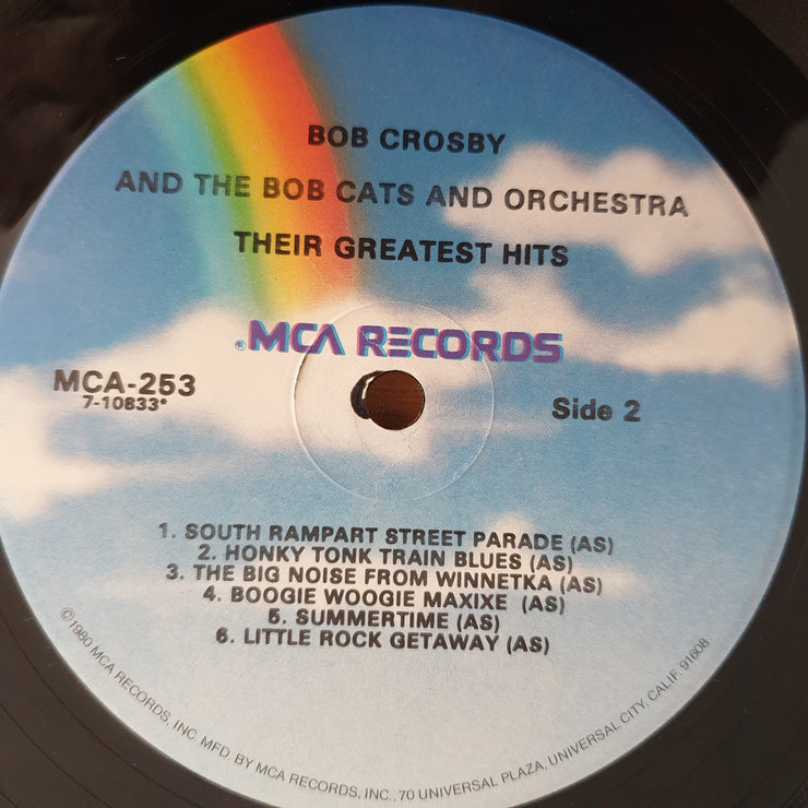 Bob Crosby And His Orchestra Featuring The Bob Cats – Their Greatest Hits – Vinyl LP Record  (VG+)