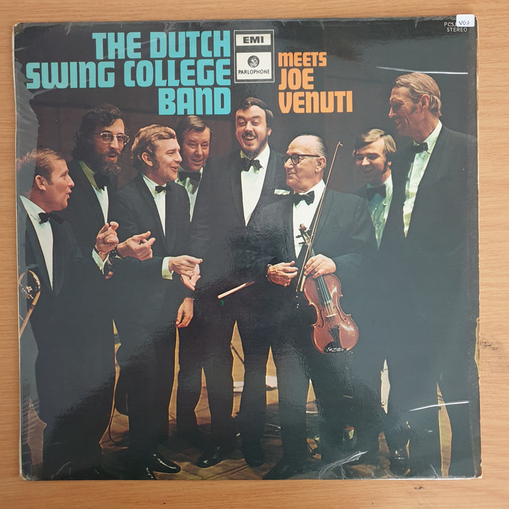 The Dutch Swing College Band Meets Joe Venuti  – Vinyl LP Record  (VG+)