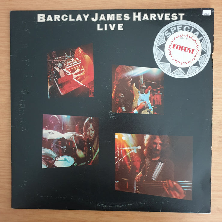 Barclay James Harvest – Live – Vinyl LP Record  (VG+)