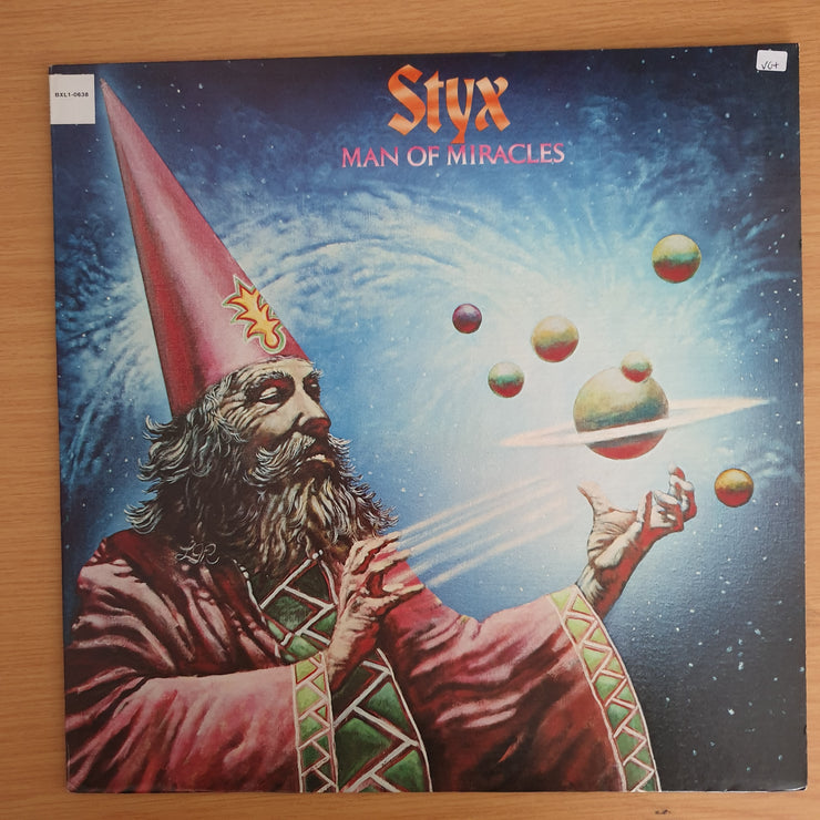 Styx – Man Of Miracles ‎- Vinyl LP Record (VG+)